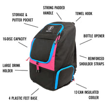 Load image into Gallery viewer, RETRO Disc Golf Bag With Cooler